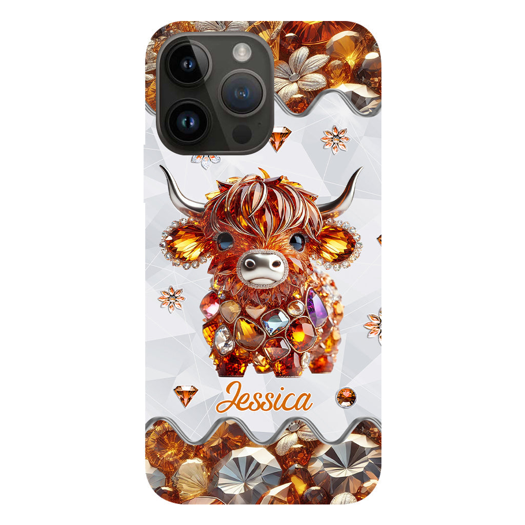 Just A Girl Who Loves Highland Cows - Personalized Full Print Phone Case