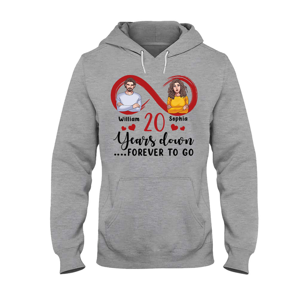 Forever To Go - Personalized Couple T-shirt and Hoodie
