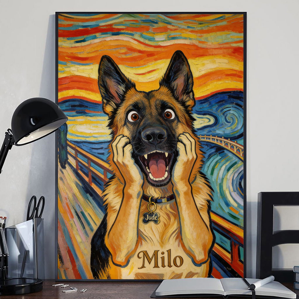 Custom Any Photo, Funny Pet - Personalized Dog Canvas And Poster