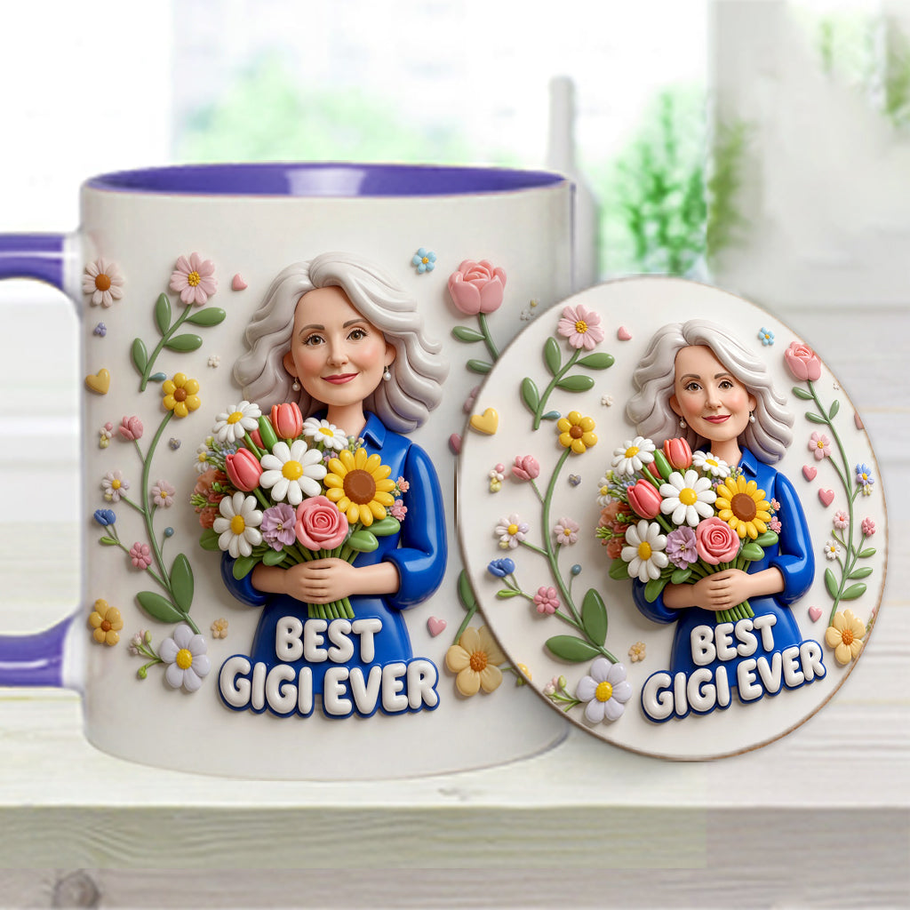 Custom Any Photo - Personalized Mother Accent Mug & Coaster