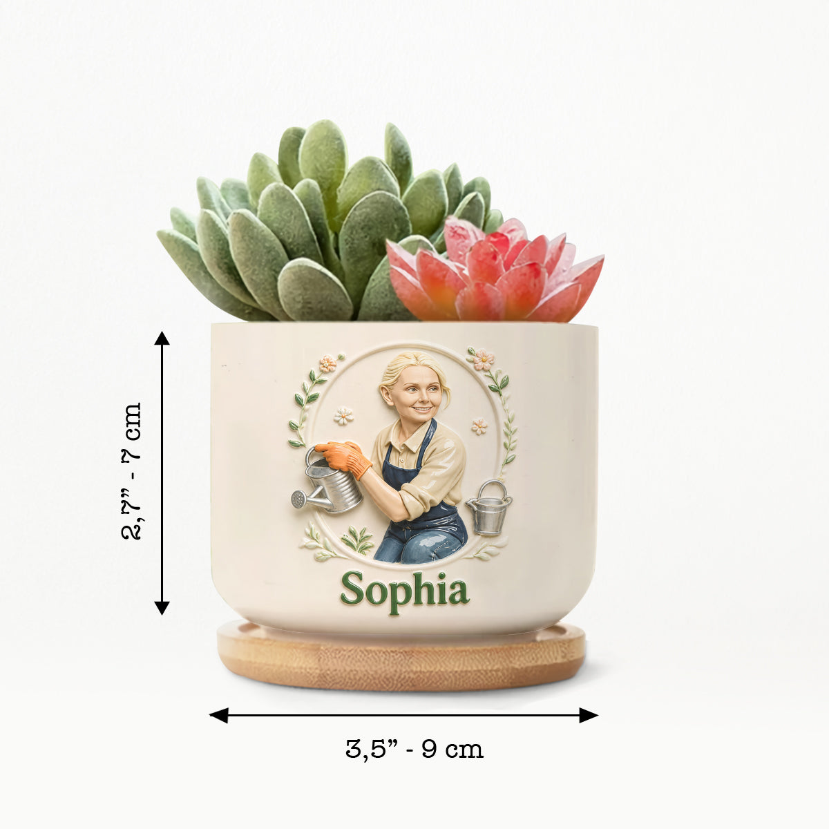 Gifts For Gardeners - Personalized Gardening Ceramic Plant Pot