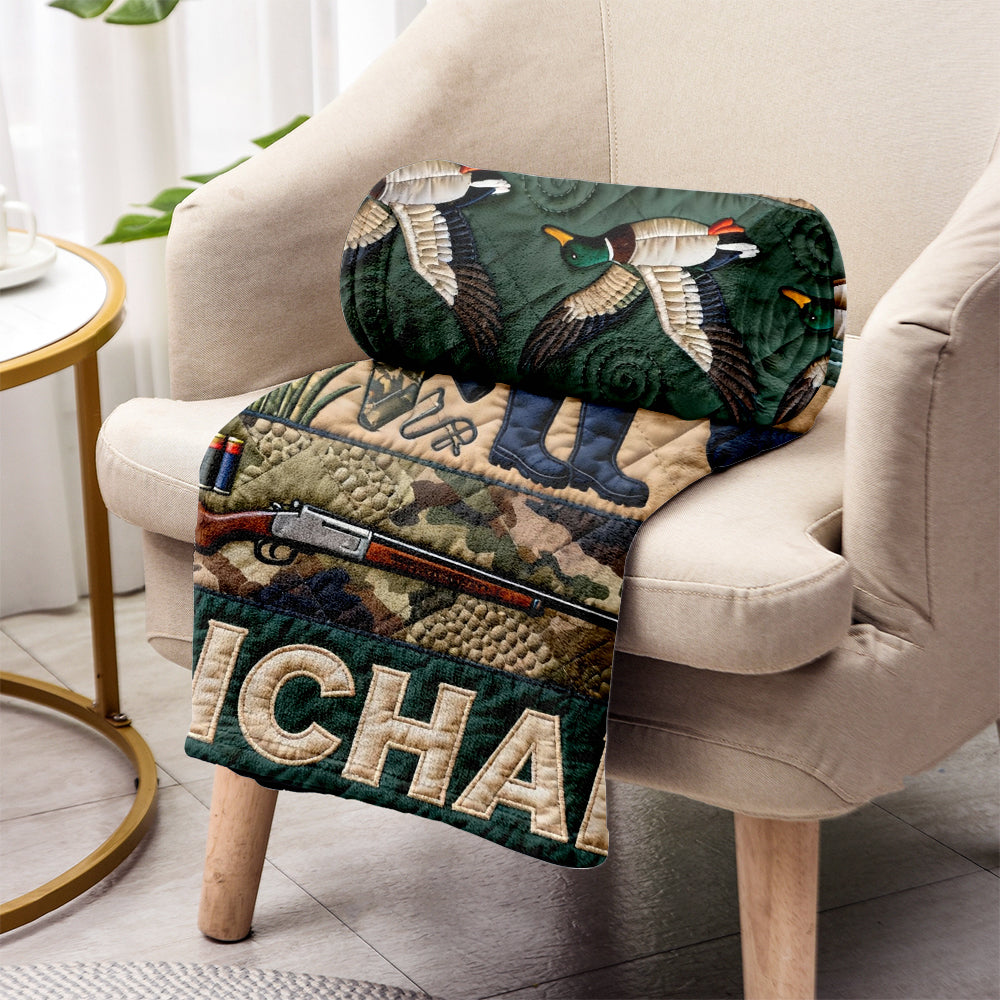 Duck Hunting Season - Personalized Hunting Blanket