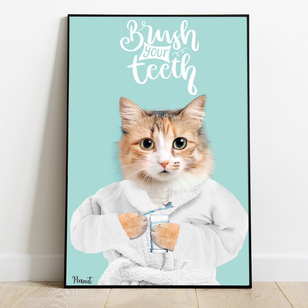 Hello Sweet Cheek - Personalized Dog Canvas And Poster