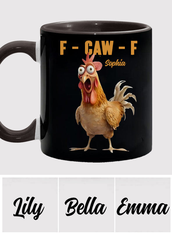 F-Claw - Personalized Chicken Accent Mug