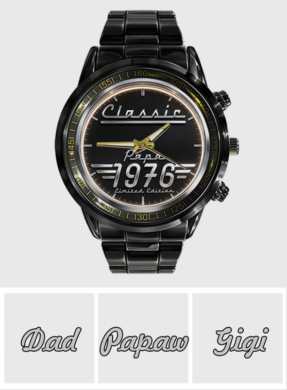 Classic - Personalized Father Hand Watch