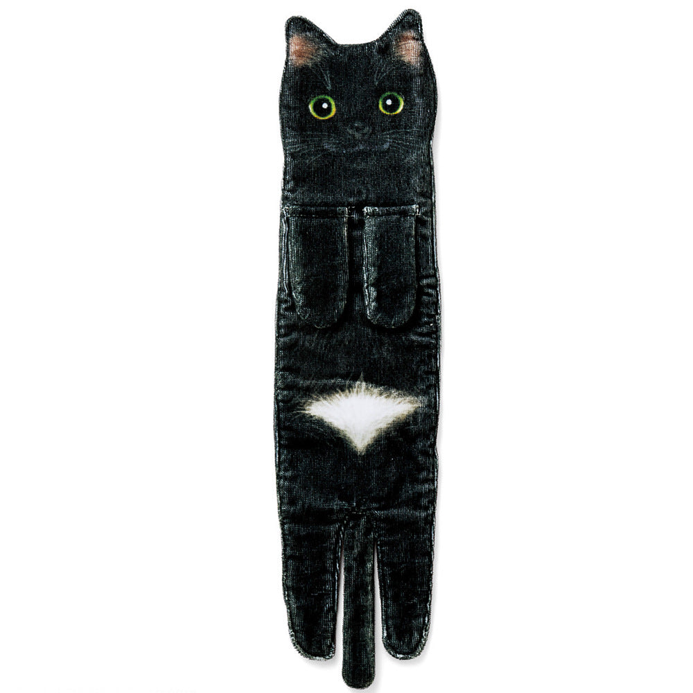 Funny Cat - Personalized Cute Cat Decor Hanging Towel