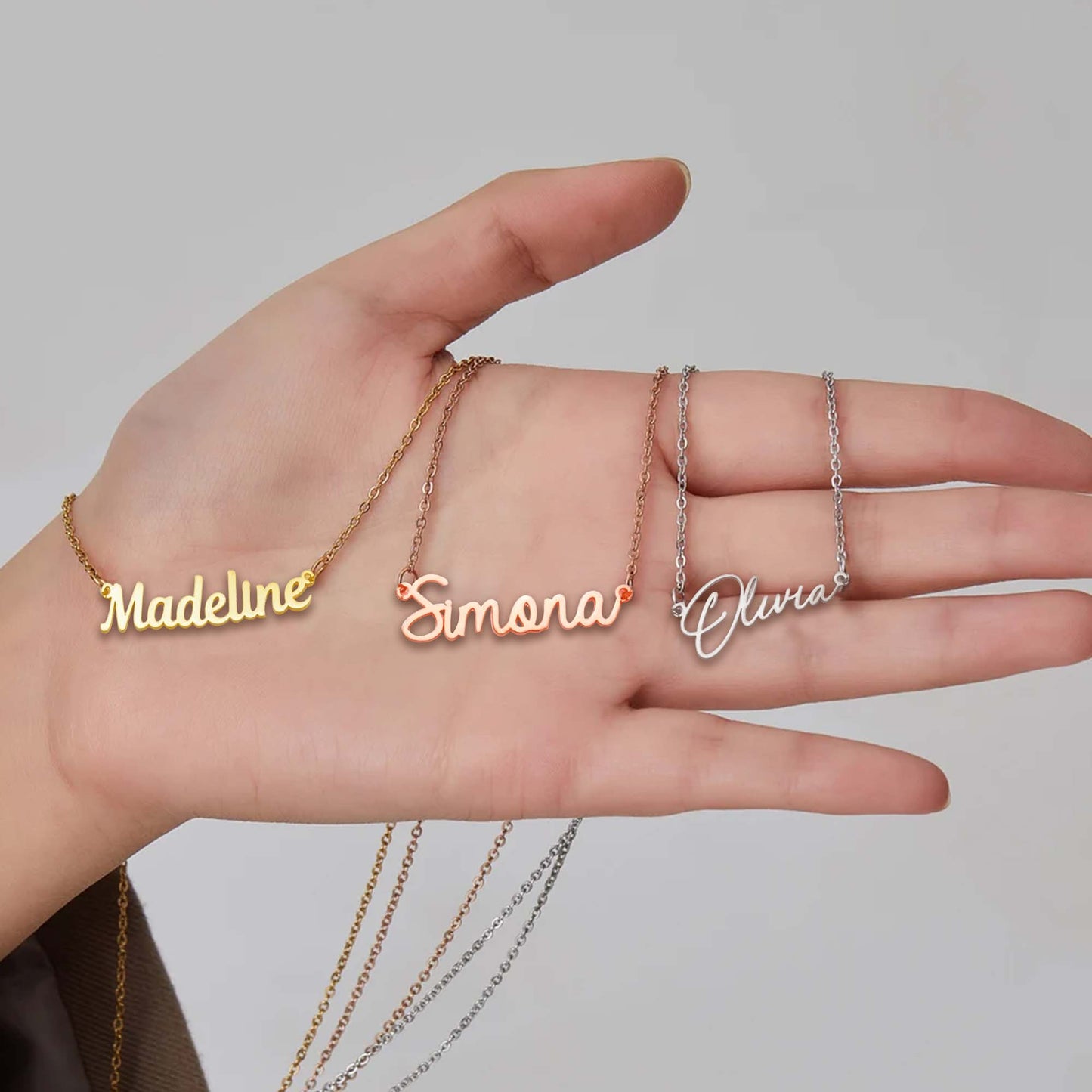 Custom Name - Personalized Sister Name Necklace