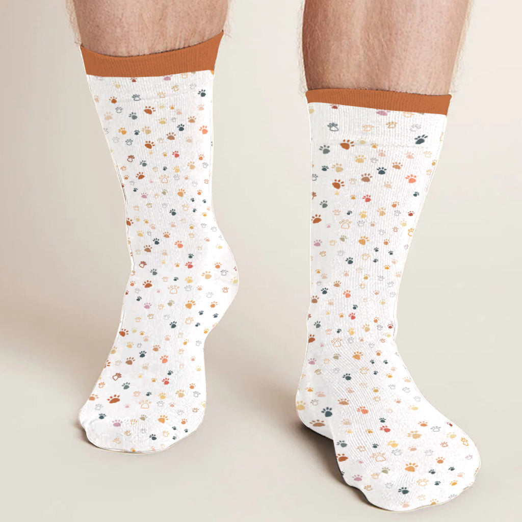 I Will Follow You Whatever You Go - Gift for dog lovers, dog lover - Personalized Socks