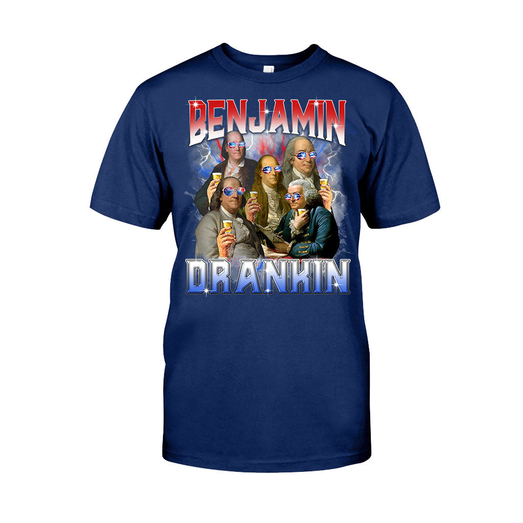 Benjamin Drankin Bootleg Rap Vintage Style - Patriot T-shirt And Hoodie