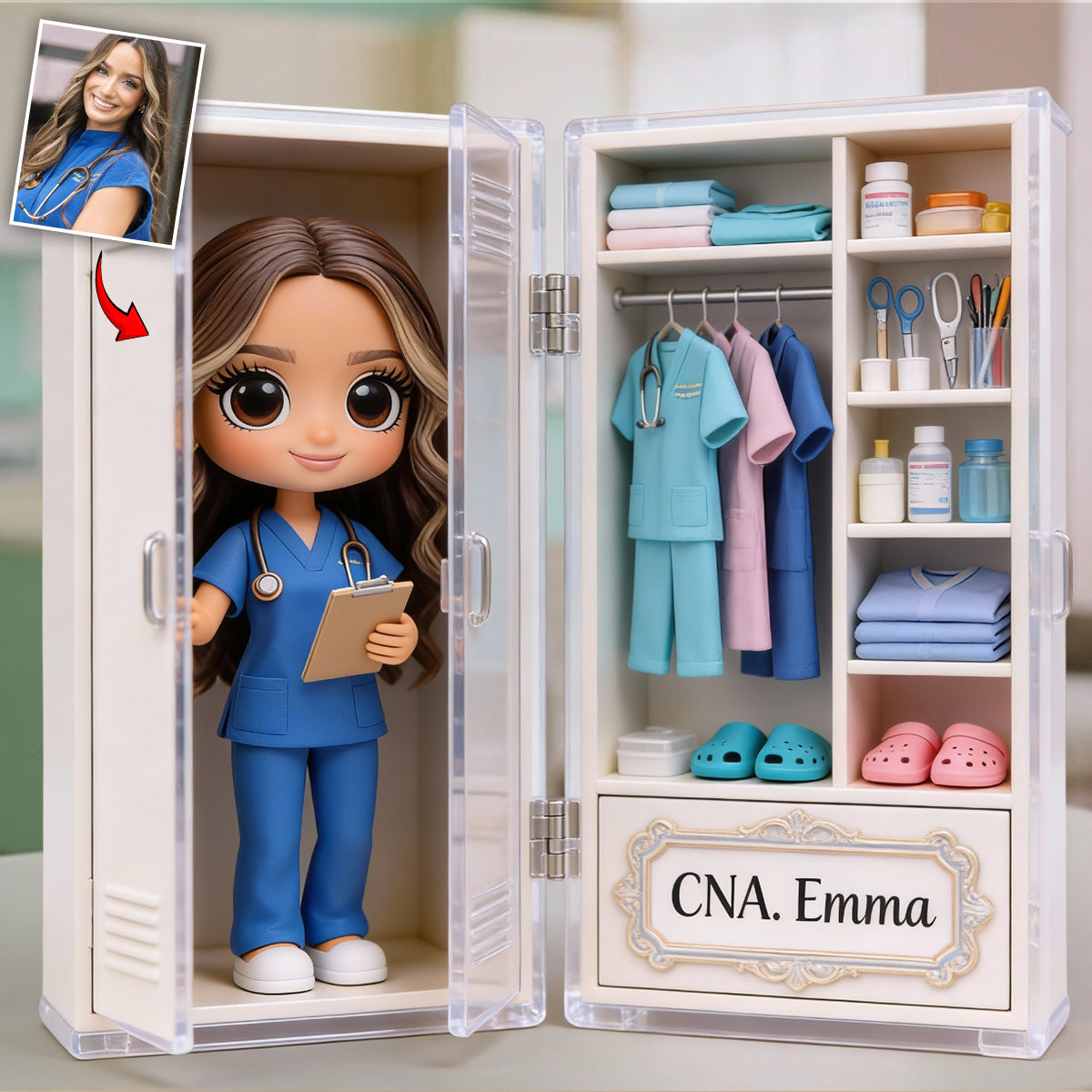 Custom Any Photo Nurse Life - Personalized Nurse Acrylic Diptych