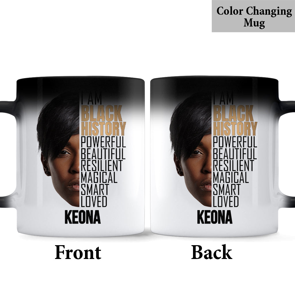 I Am Black History Photo Custom - Personalized African American Mug