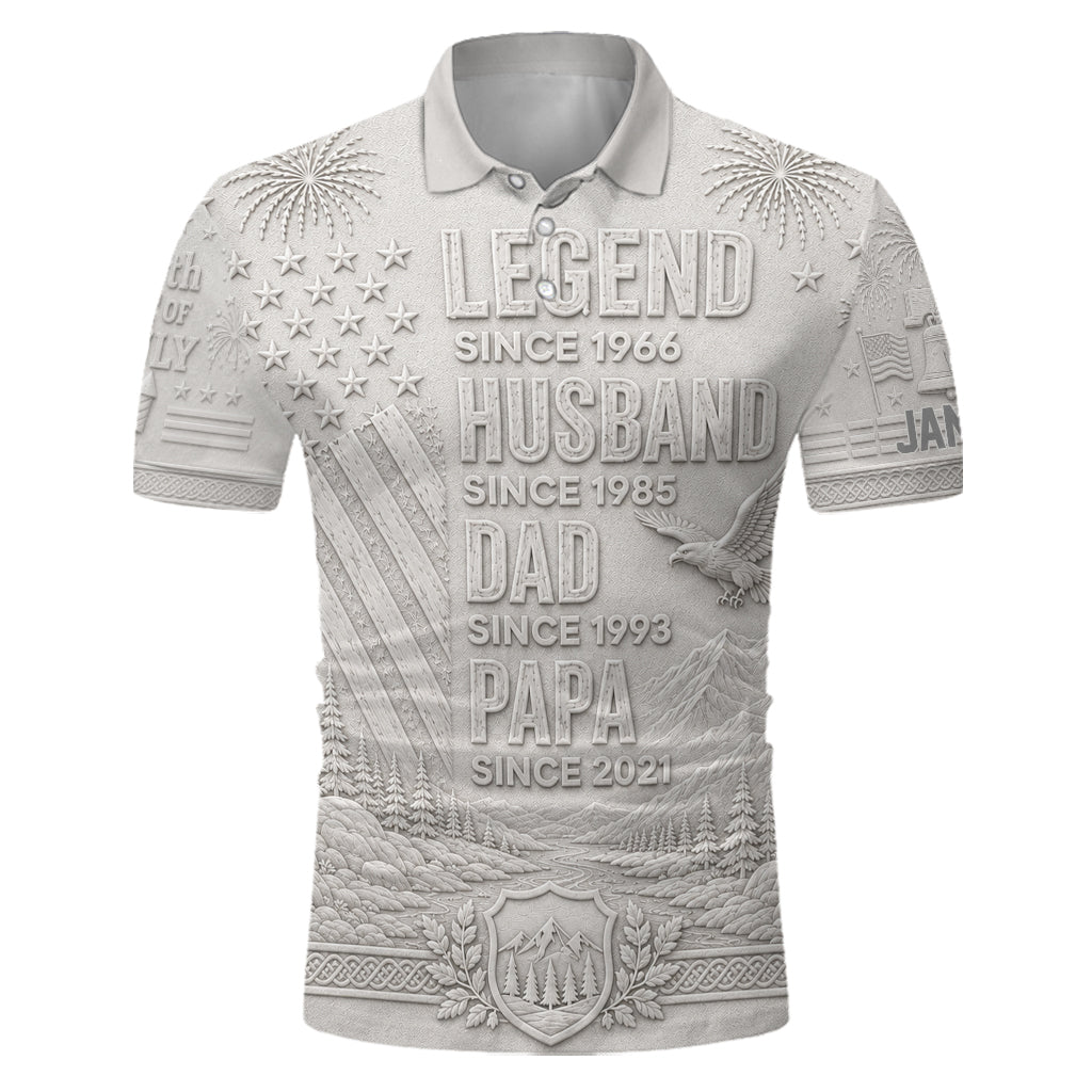 Legend - Personalized Father Polo Shirt