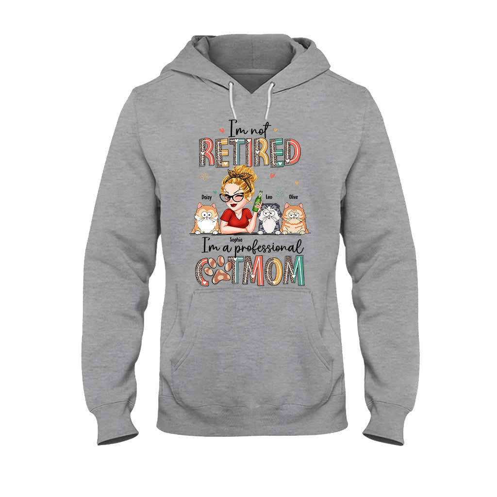 I'm Not Retired I'm A Professional Dog/Cat Mom - Personalized Dog T-shirt And Hoodie