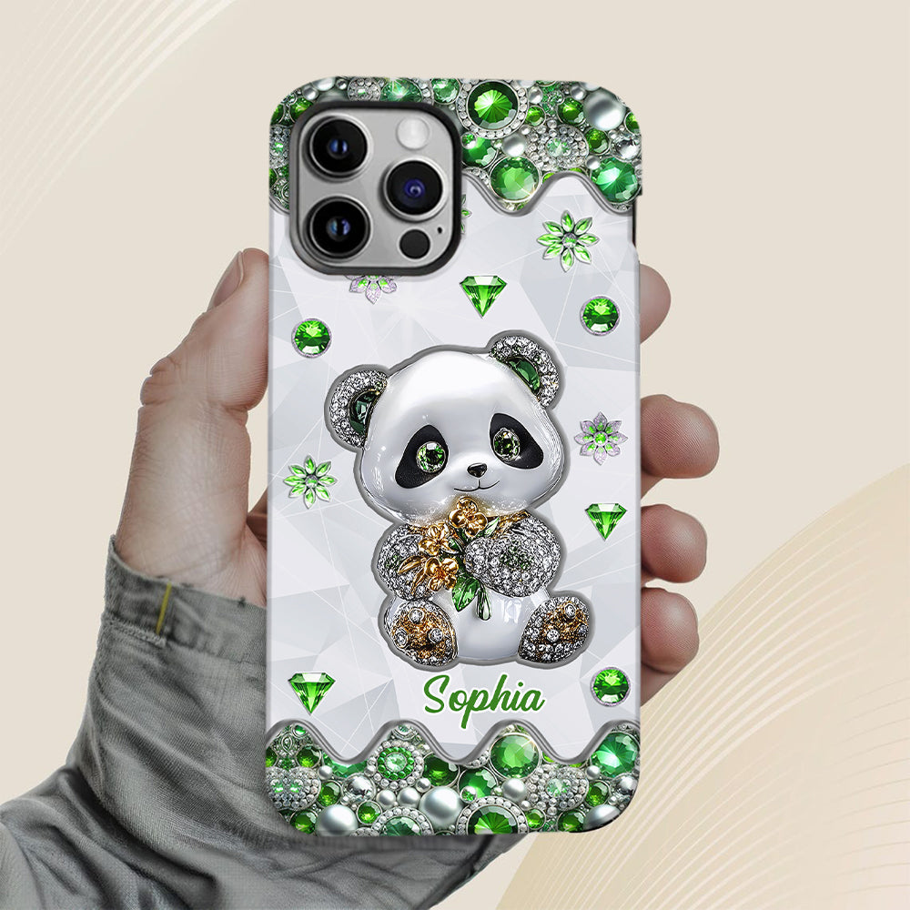 Just A Girl Who Loves Pandas - Personalized Panda Lover Full Print Phone Case