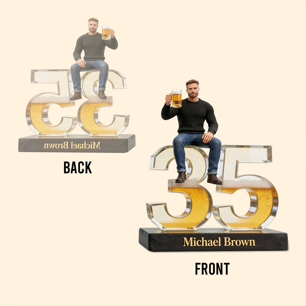 Custom Any Photo - Personalized Birthday Custom Shaped Acrylic Plaque