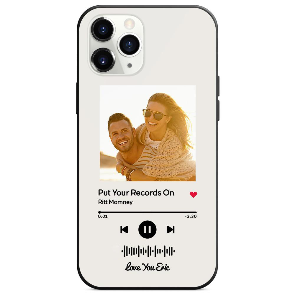 Music Code Song Photo Custom - Personalized Music Code Phone Case