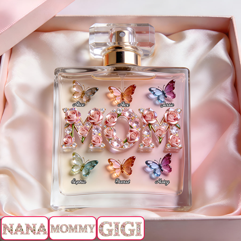Gift For Mom, Grandma, Sister, Aunt - Personalized Mother Refillable Perfume Bottle