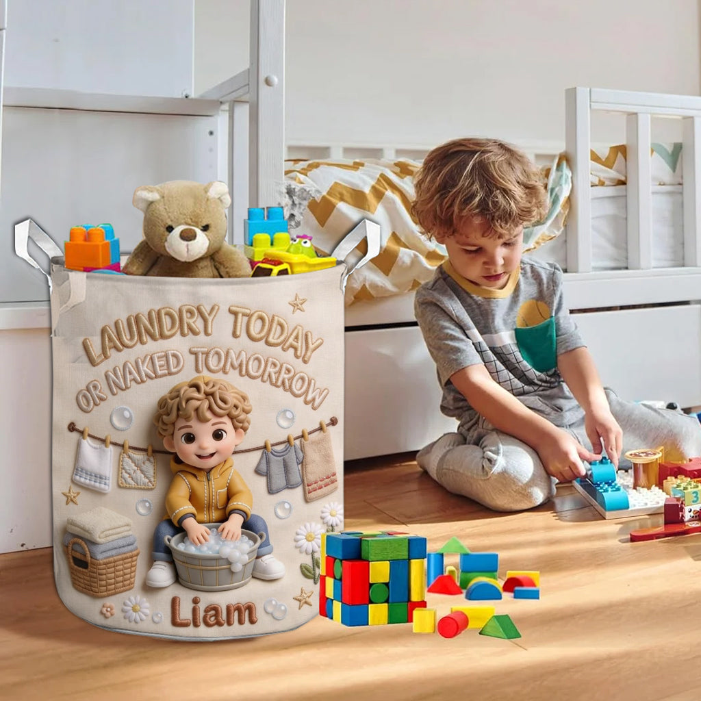 Laundry Today - Personalized Family Storage Basket