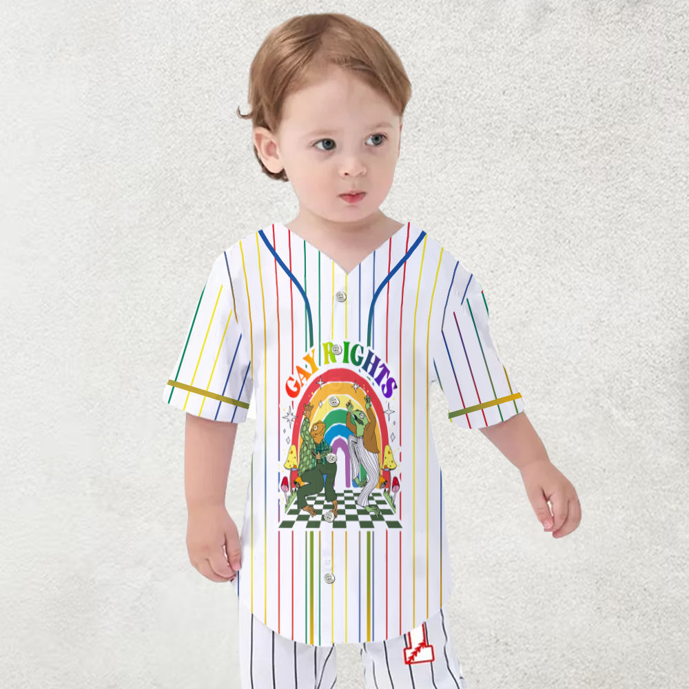 Gay Right - Personalized LGBT Support Baseball Jersey