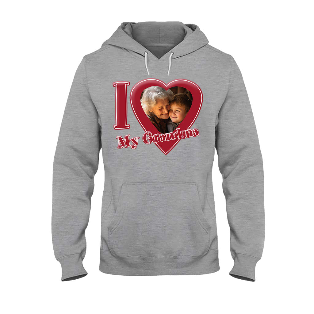 I Love My Grandma/ Nana/ Mommy.... - Personalized Grandma T-shirt And Hoodie