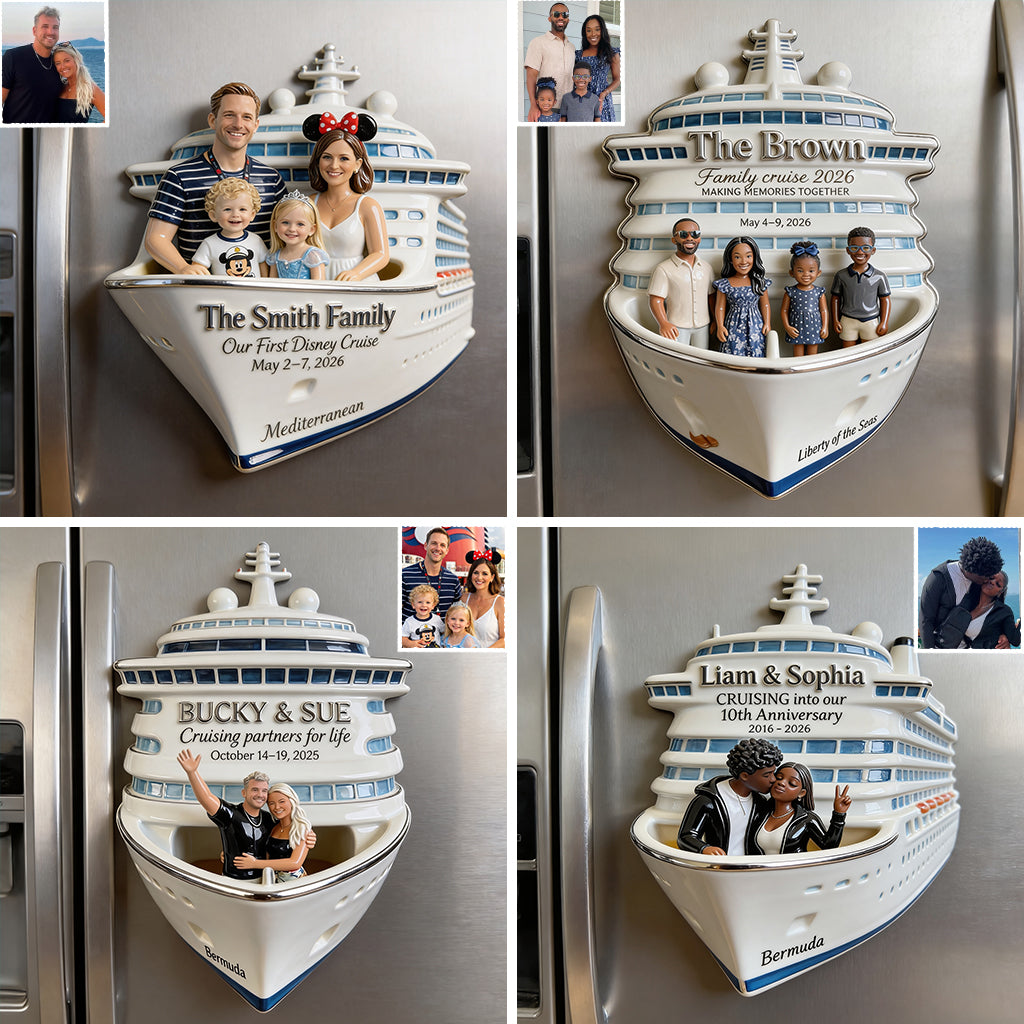 Cruise Memory - Personalized Cruising Magnet