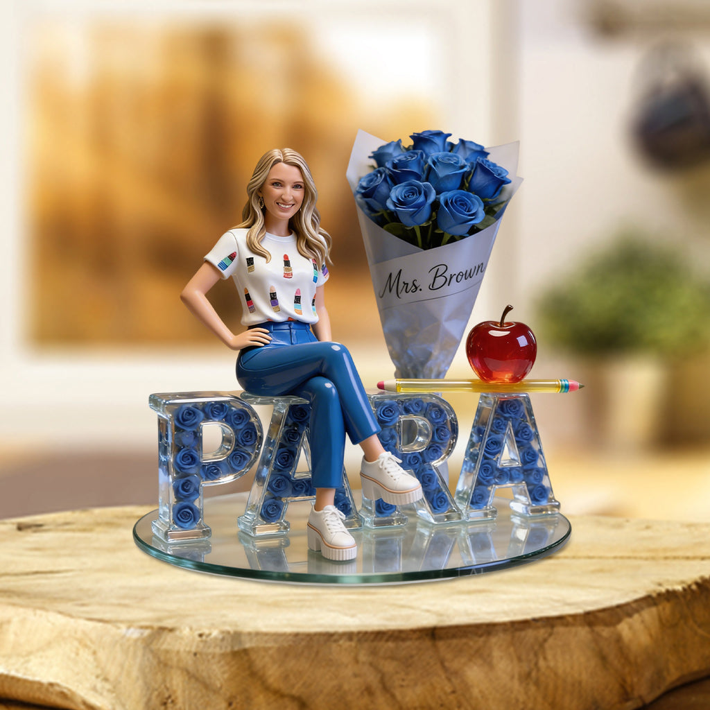 Custom Any Photo - Personalized Teacher Custom Shaped Acrylic Plaque