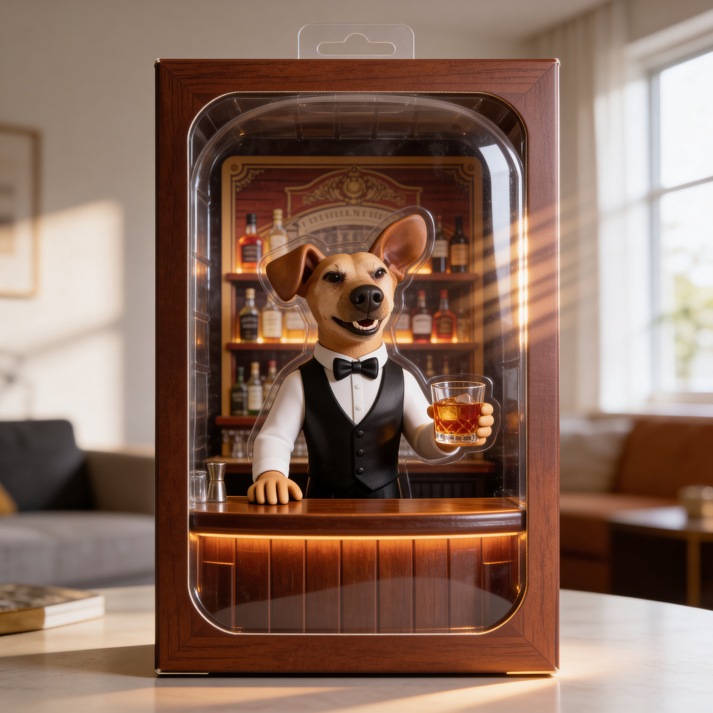 Bartender Pet - Personalized Dog Custom Shaped Acrylic Plaque