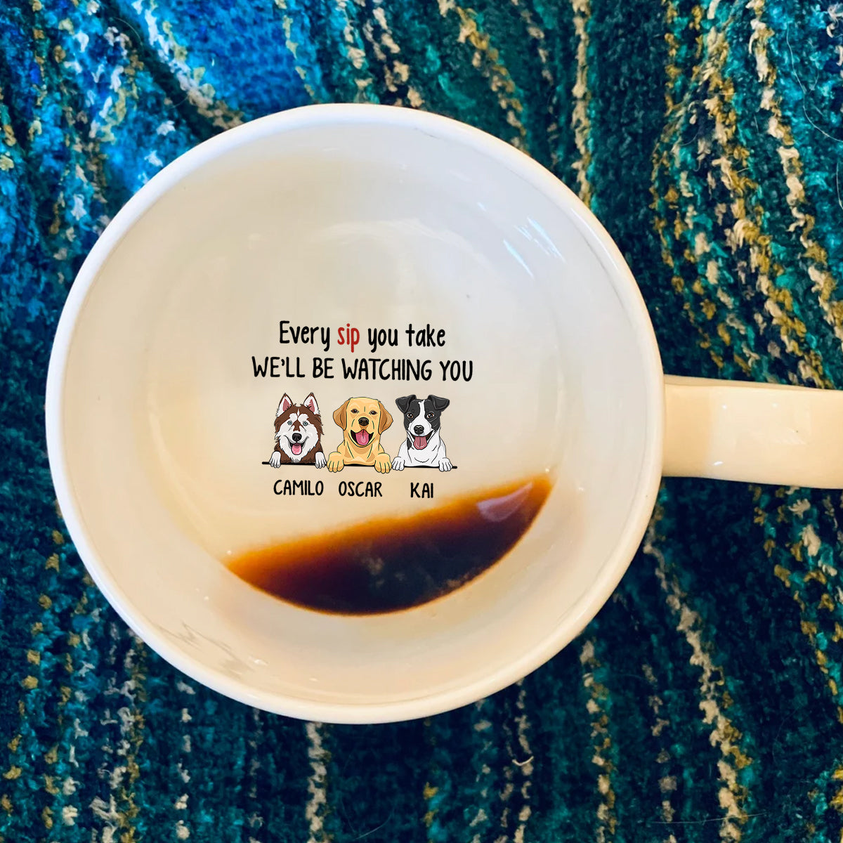 Every Snack You Make - Personalized Dog Hidden Message Mug