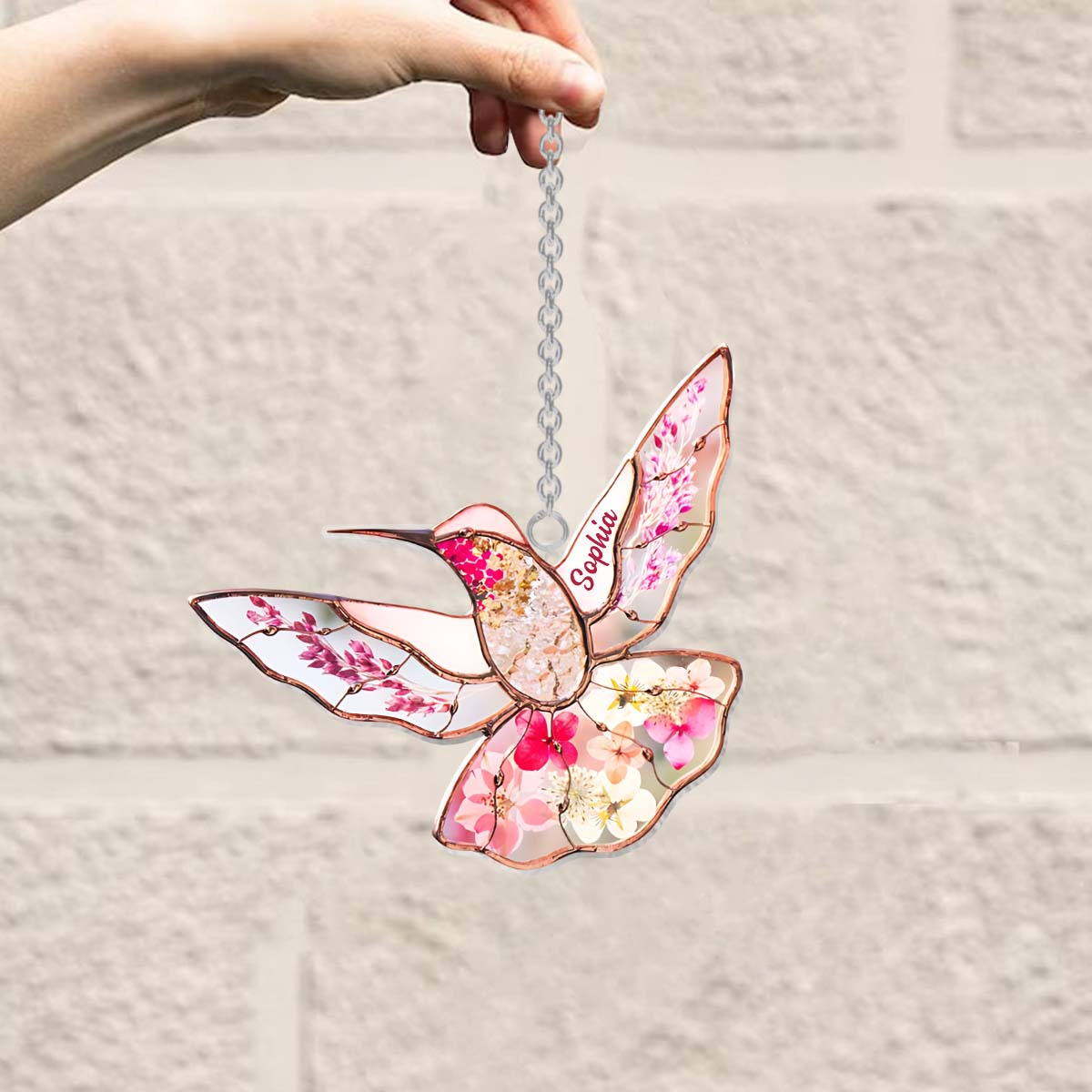 Beautiful Garden - Personalized Gardening Window Hanging Suncatcher Ornament