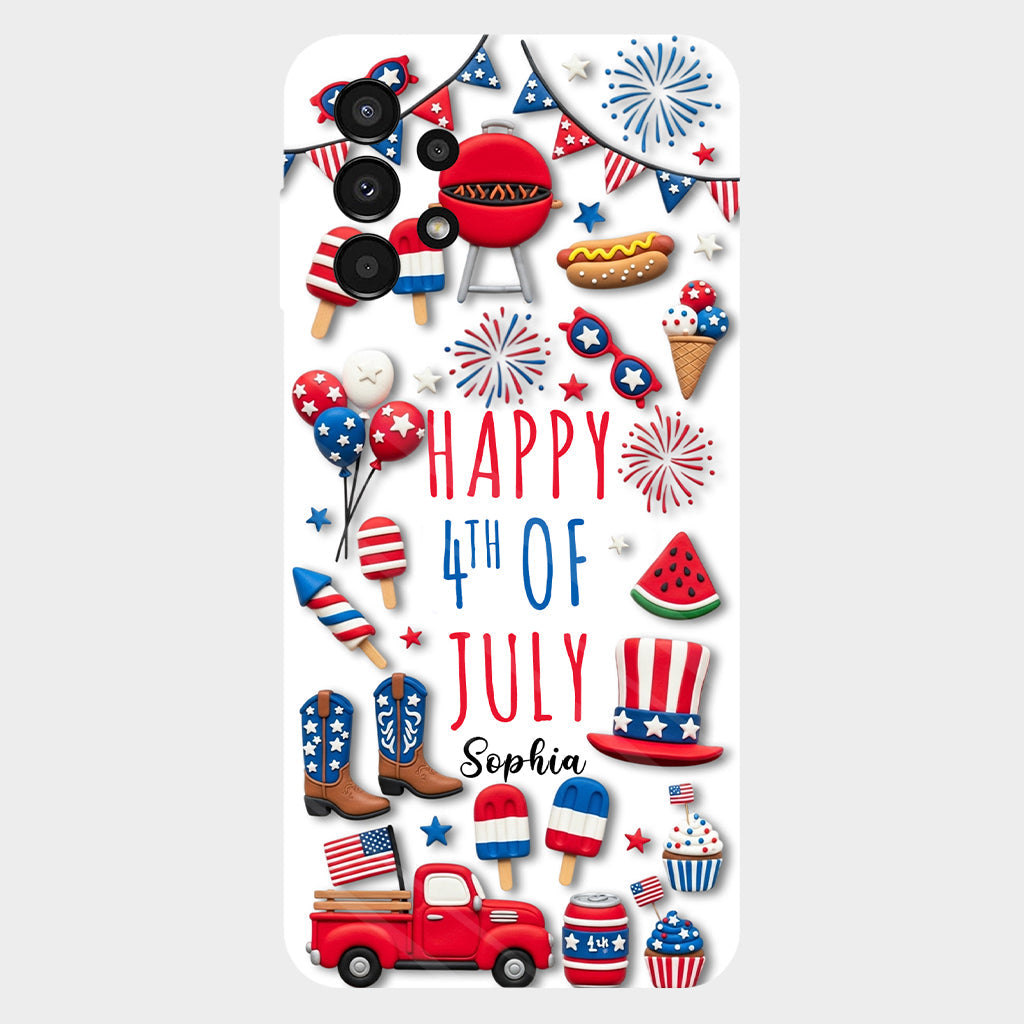 Happy 4th Of July - Personalized Independence Day/ 4th of July Full Print Phone Case