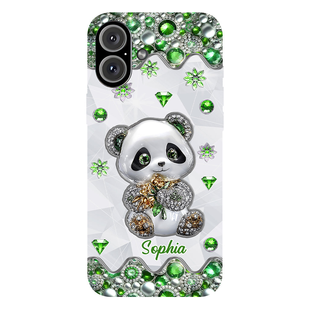 Just A Girl Who Loves Pandas - Personalized Panda Lover Full Print Phone Case