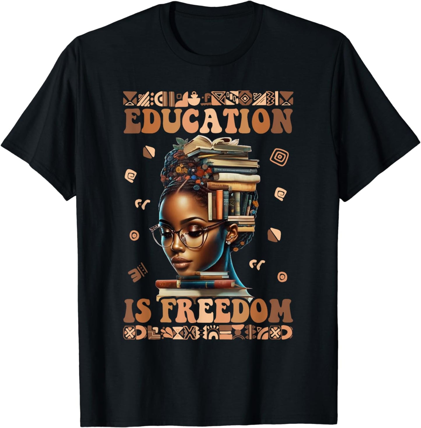 Education Is Freedom African American T-shirt & Hoodie 0224