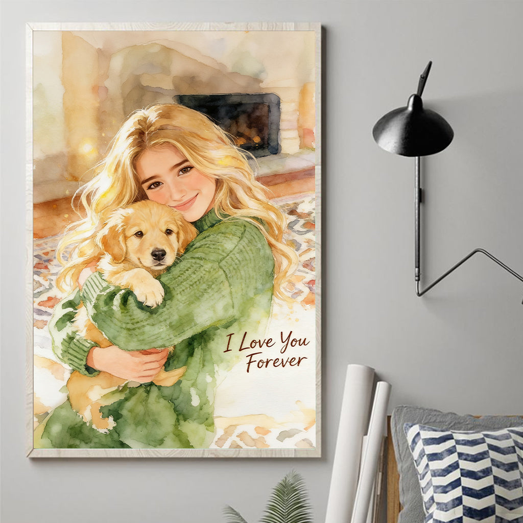 Custom Any Photo - Personalized Dog Canvas And Poster