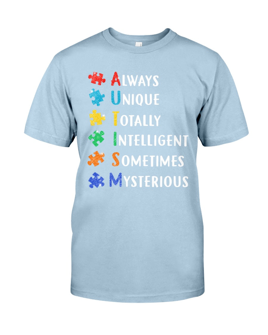 Autism Always Unique - Autism Awareness T-shirt and Hoodie 0921