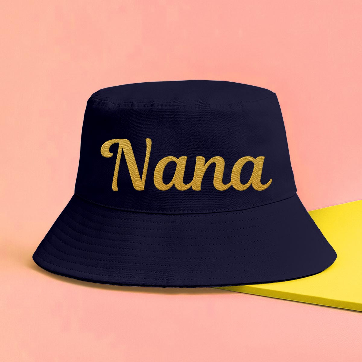 Custom Name - Personalized Grandma Embroidered Bucket Hat