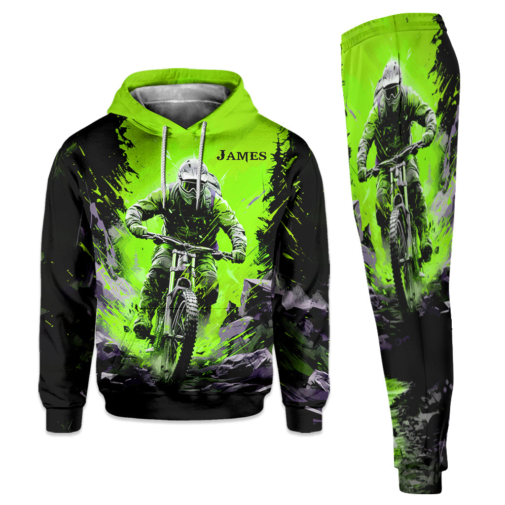 Cool Dirt Bike, Motocross - Personalized Dirt Bike Hoodie and Sweatpants