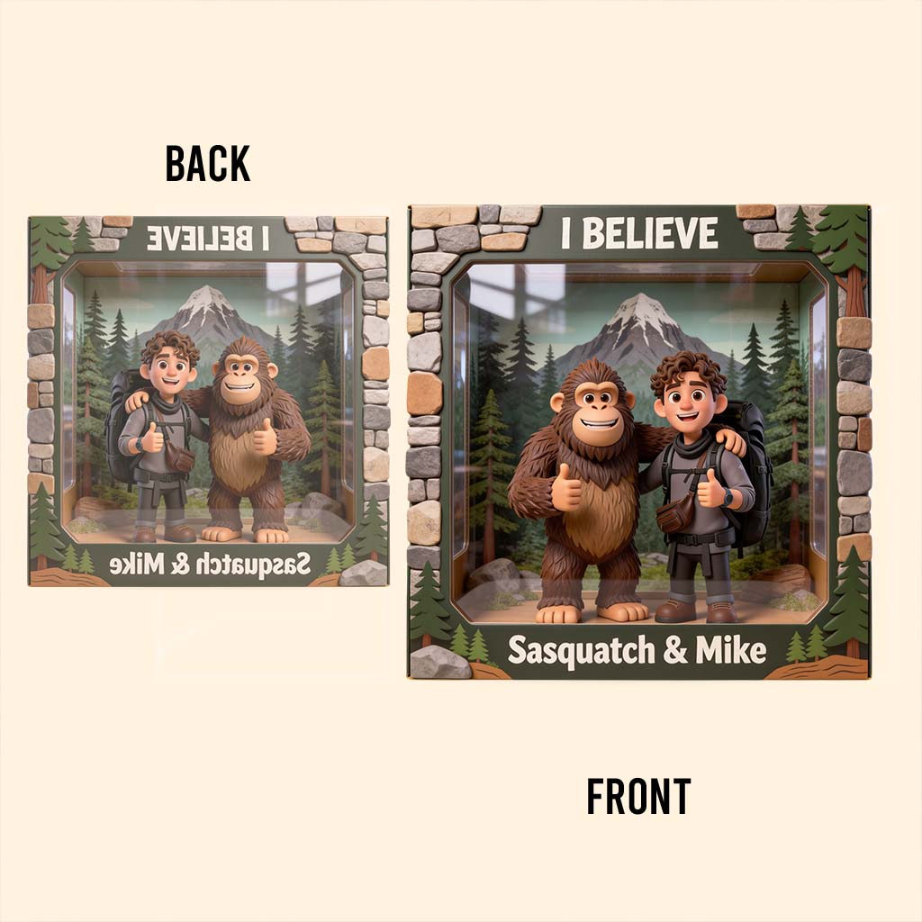 I Believe, Custom From Any Photo - Personalized Hiking Custom Shaped Acrylic Plaque