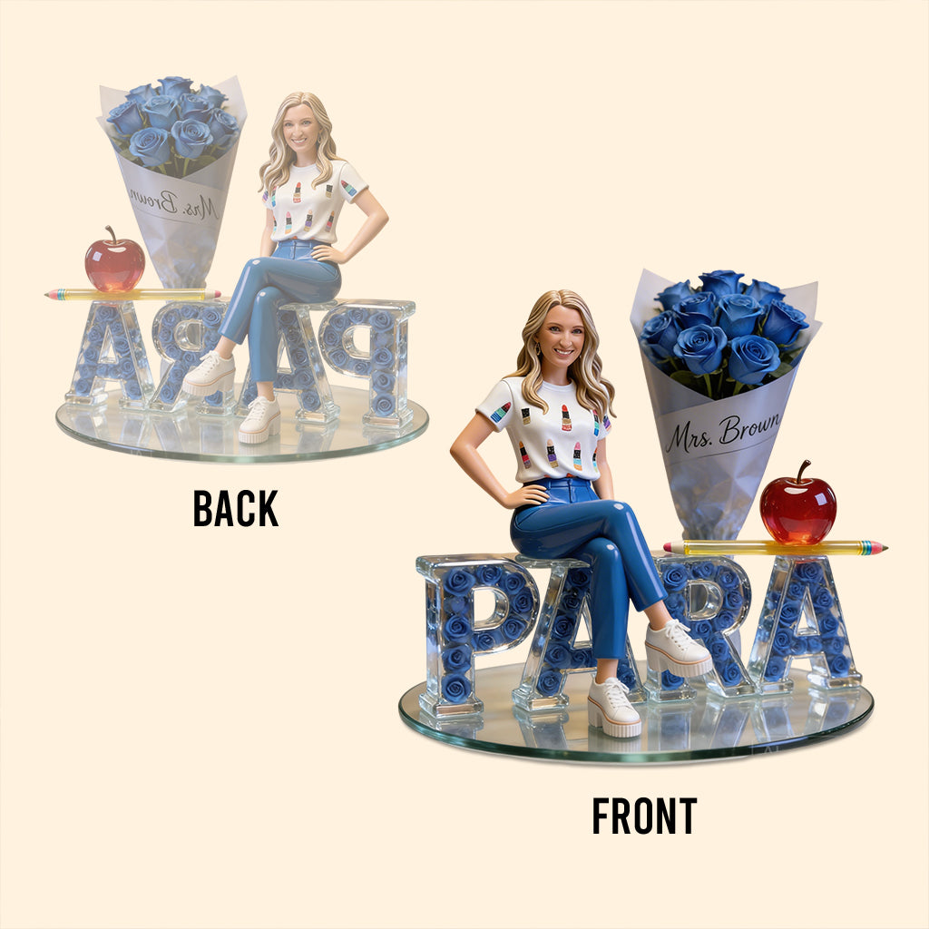 Custom Any Photo - Personalized Teacher Custom Shaped Acrylic Plaque