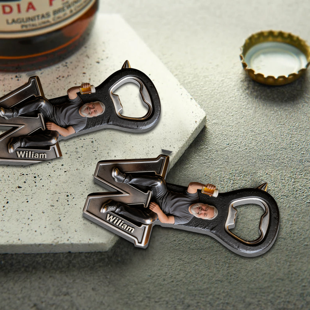 Cheers With Me - Personalized Beer Bottle Opener