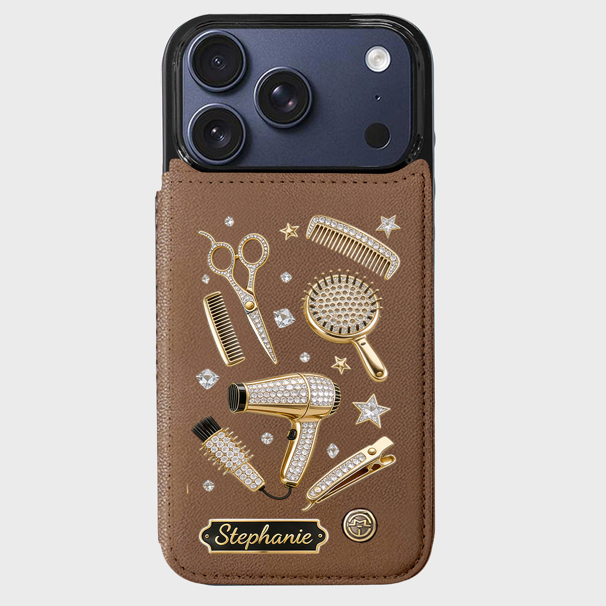 Hairdresser Scissors Salon Decor - Personalized Hairdresser Wallet Phone Case