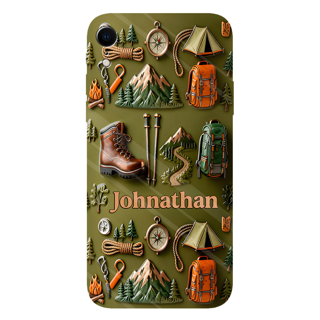 Hiking Makes Me Happy - Personalized Hiking Full Print Phone Case
