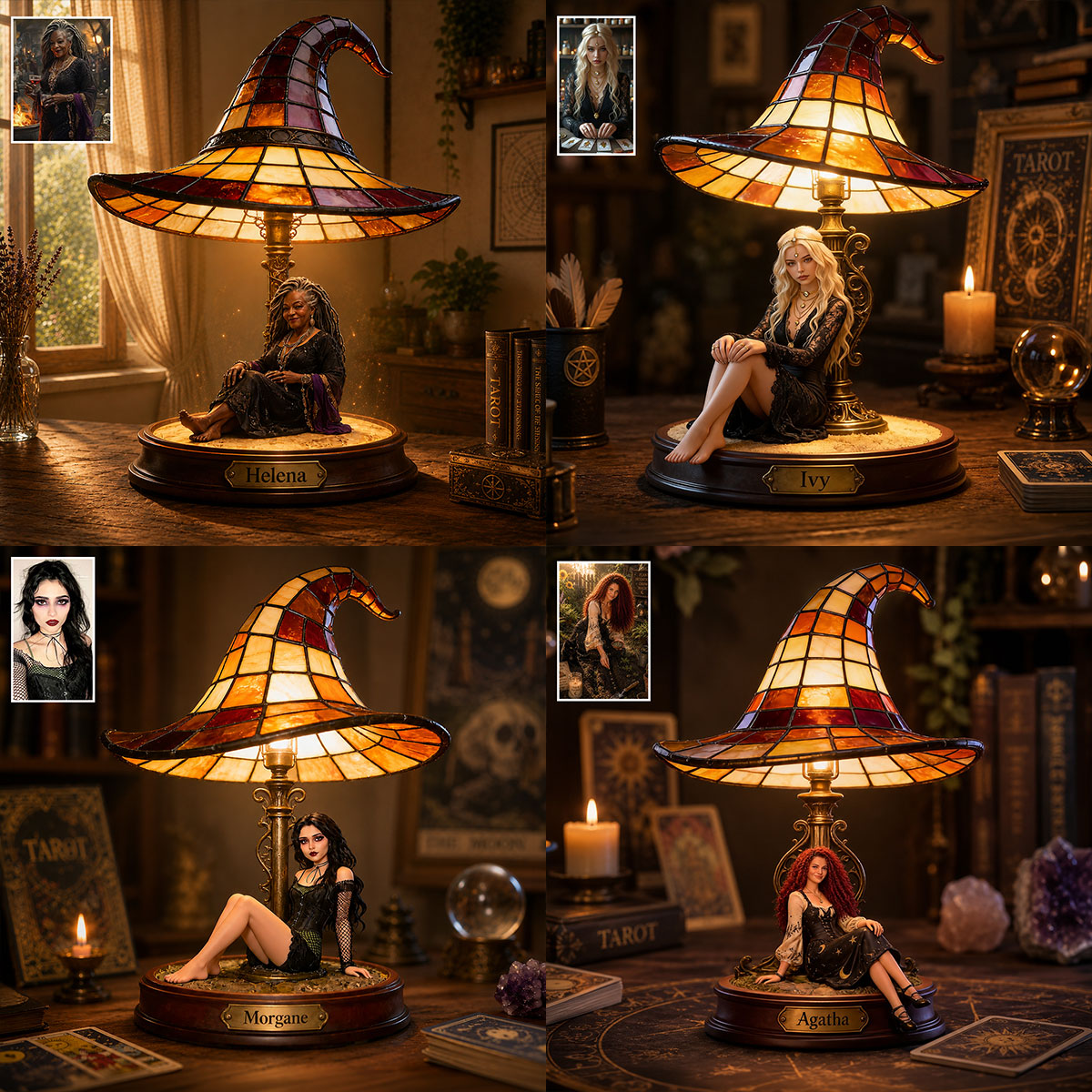 Be A Witch - Personalized Witch Acrylic LED Night Light