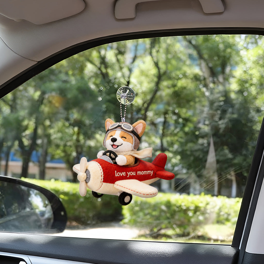 Dog Lovers Gift Idea, Pet Mom - Personalized Dog Plush Keychain