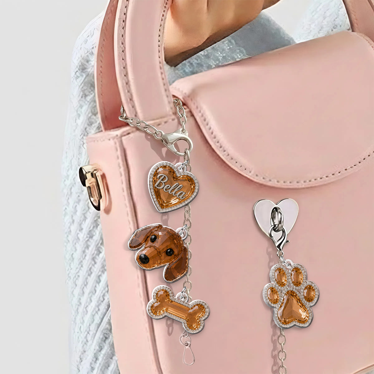 Custom Any Photo Fur Babies - Personalized Dog Dangling Charms