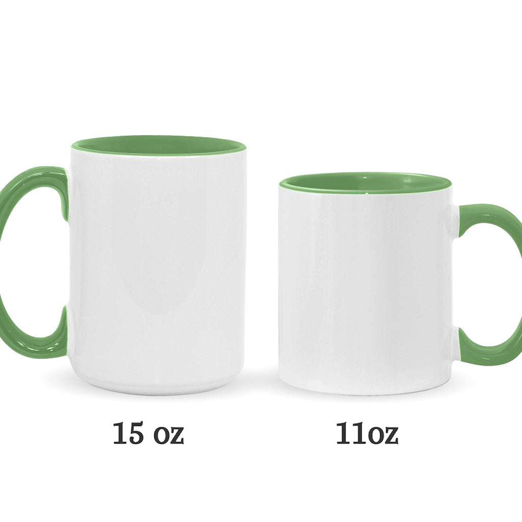 And She Lived Happily Ever After - Personalized Hiking Accent Mug