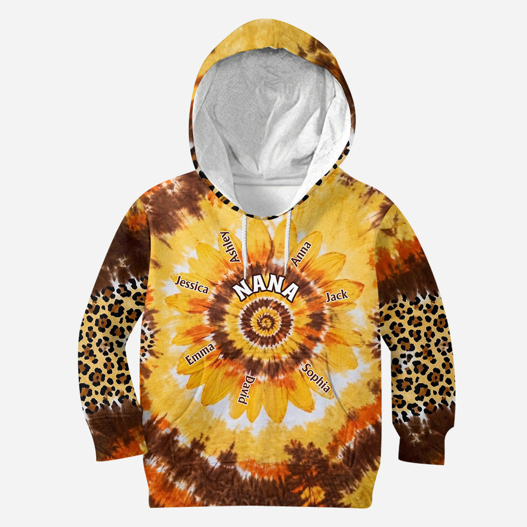 Grandms's Little Sunflower - Personalized Grandma All Over Shirt