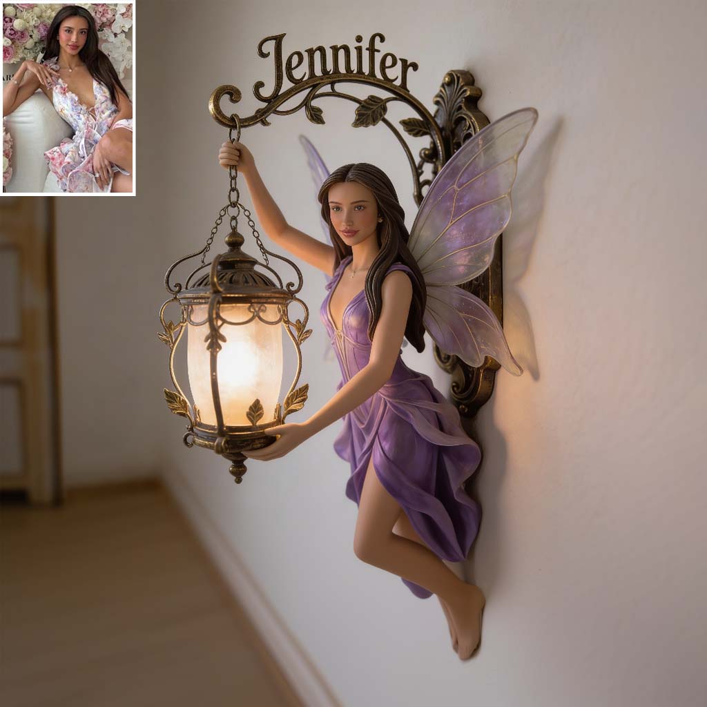 Aesthetic Fairy Decor - Personalized Self Love Cut Metal Sign