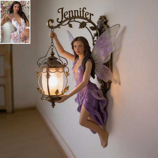 Aesthetic Fairy Decor - Personalized Self Love Cut Metal Sign