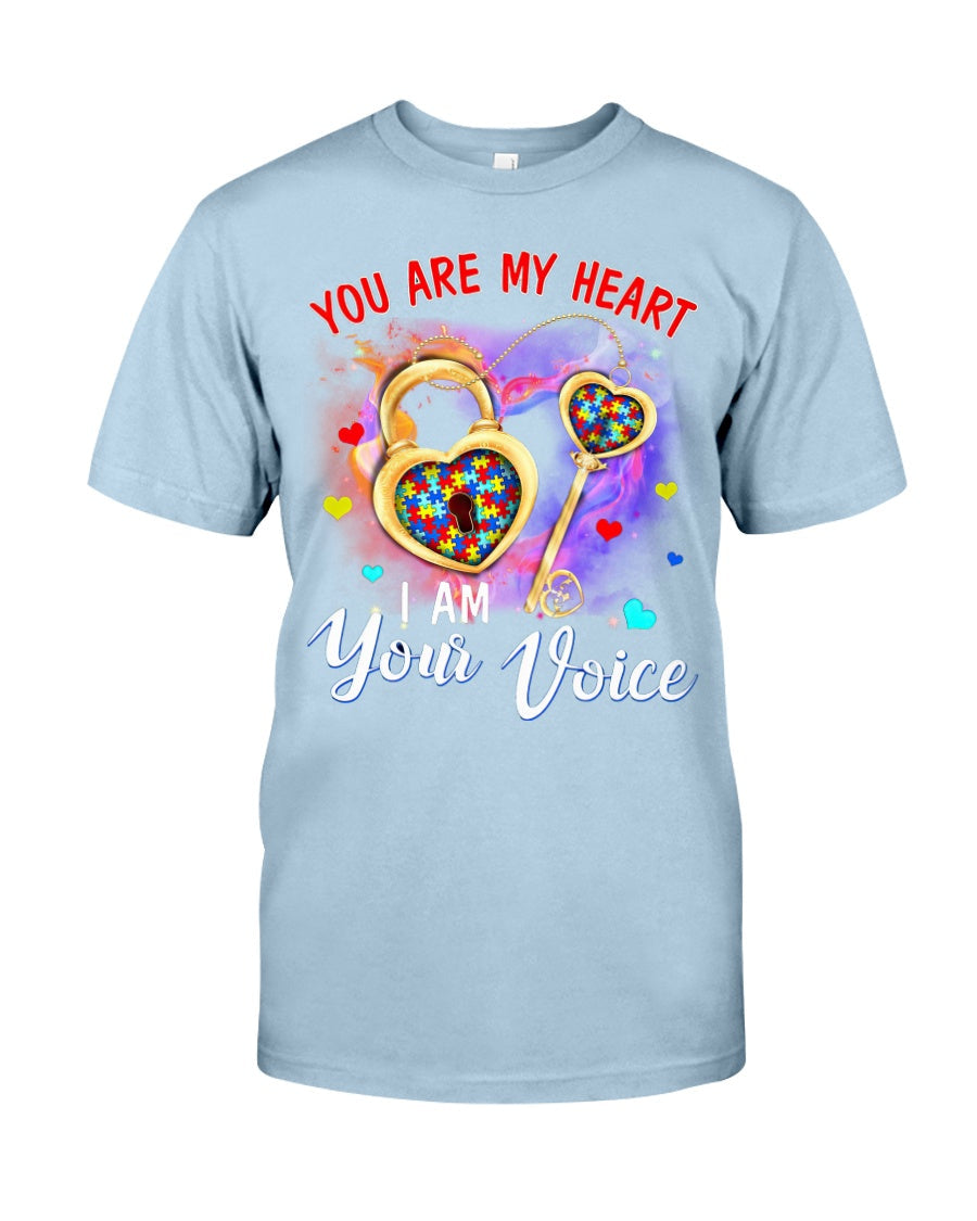 Autism I'm Your Voice You Are My Heart - Autism Awareness T-shirt and Hoodie 0921