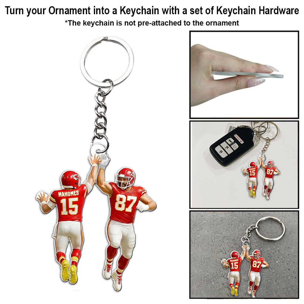 Game Day - Personalized Football Ornament